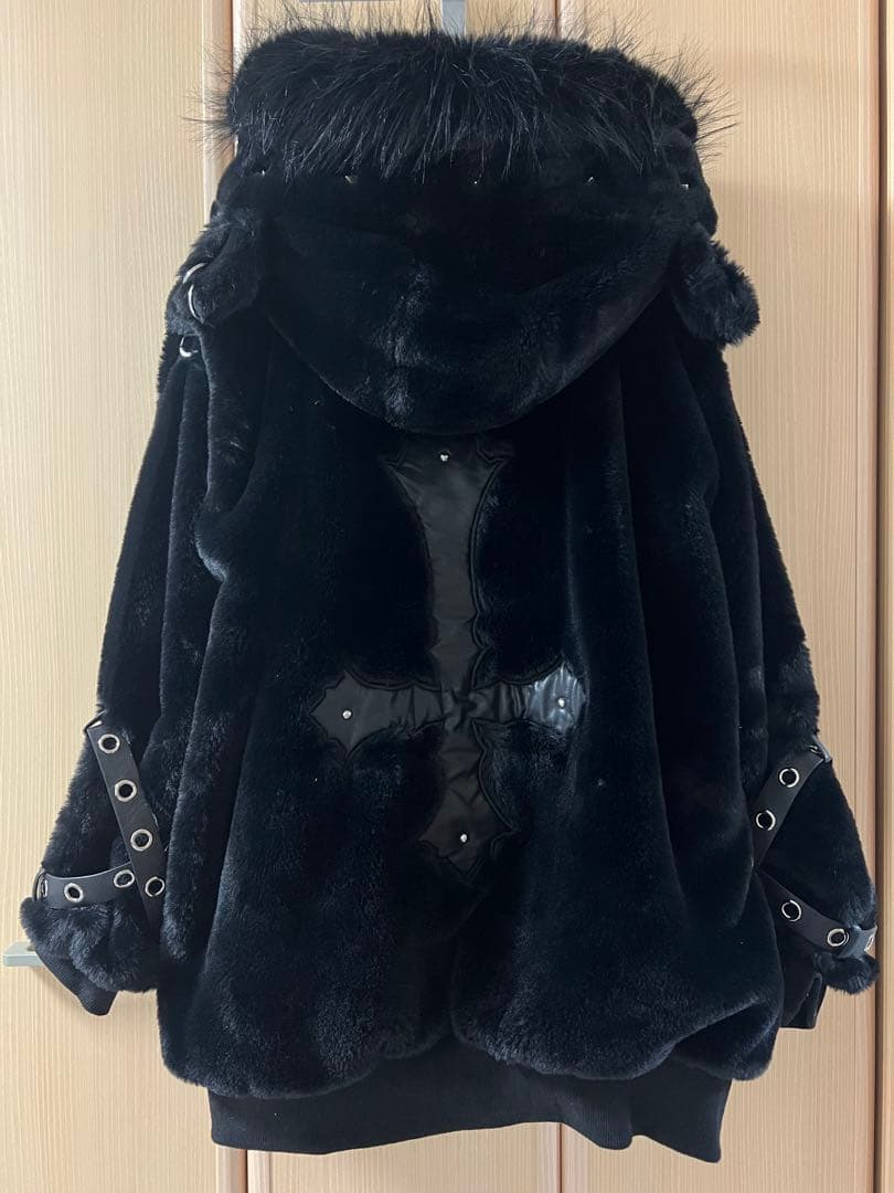 DimMoire BABY SHEEPファーパーカーII Black