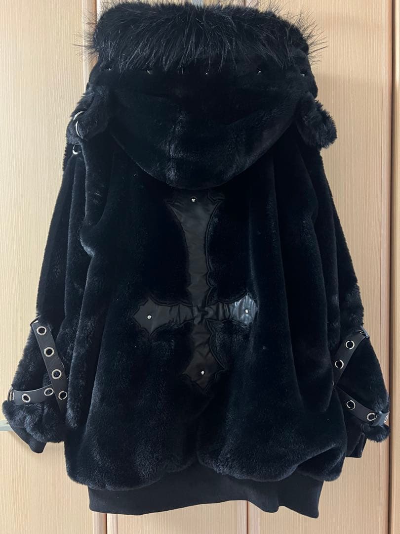 DimMoire BABY SHEEPファーパーカーII Black