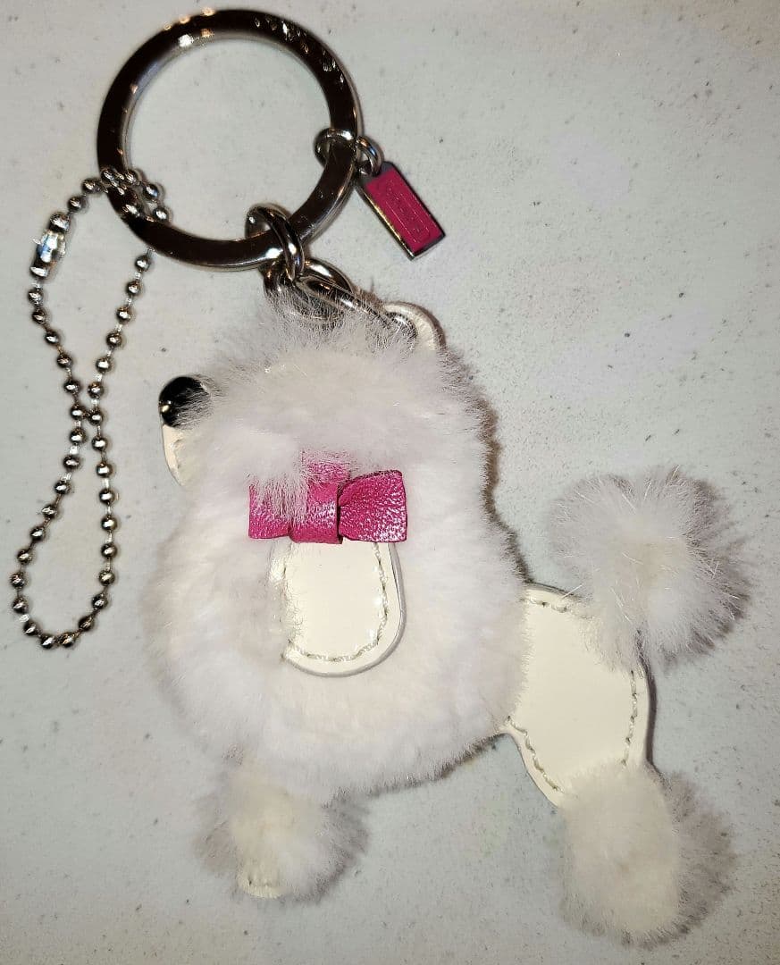 ⭐希少⭐COACH プードル チャーム キーホルダー 犬