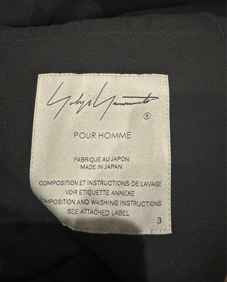 Yohji Yamamoto POUR HOMME テーラードジャケット
