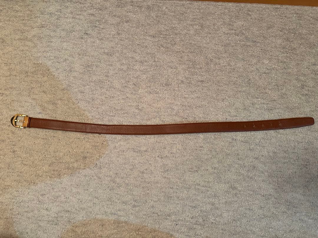 LOUIS VUITTON ブラウンレザーベルト