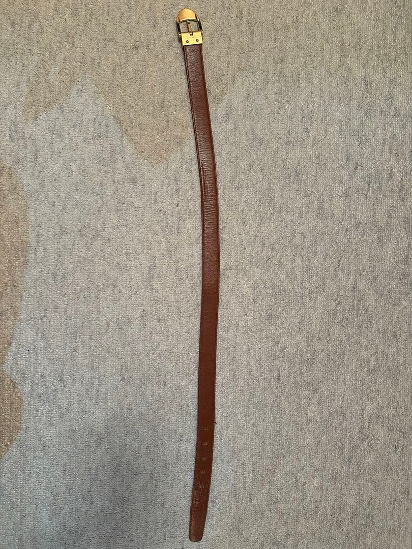 LOUIS VUITTON ブラウンレザーベルト