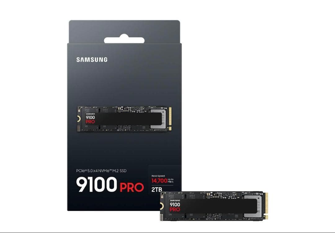 内蔵型SSD Samsung 9100 PRO 2TB SSD Gen5