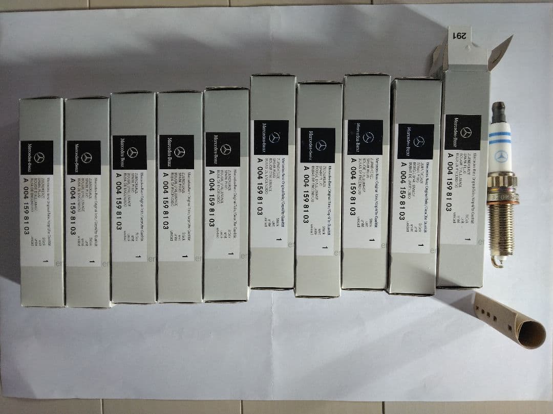 メルセデスベンツ 純正スパークプラグ A0041598103 8本単位