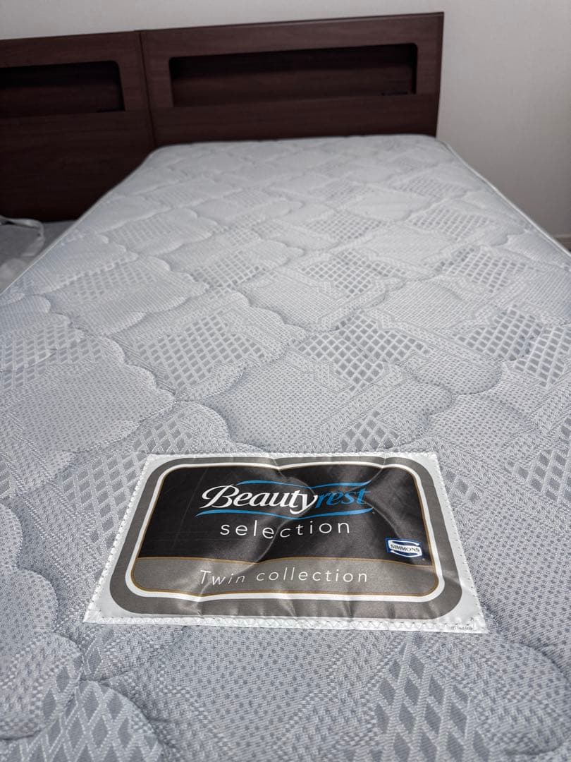 シモンズ　SIMMONS シングルベッド　2台　マットレス　　セット　シングル