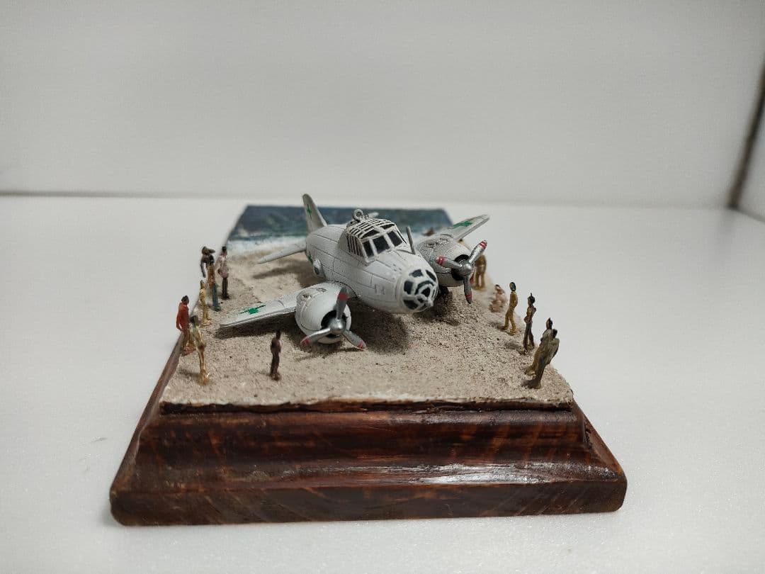 一式陸上攻撃機　緑十字機　ジオラマ