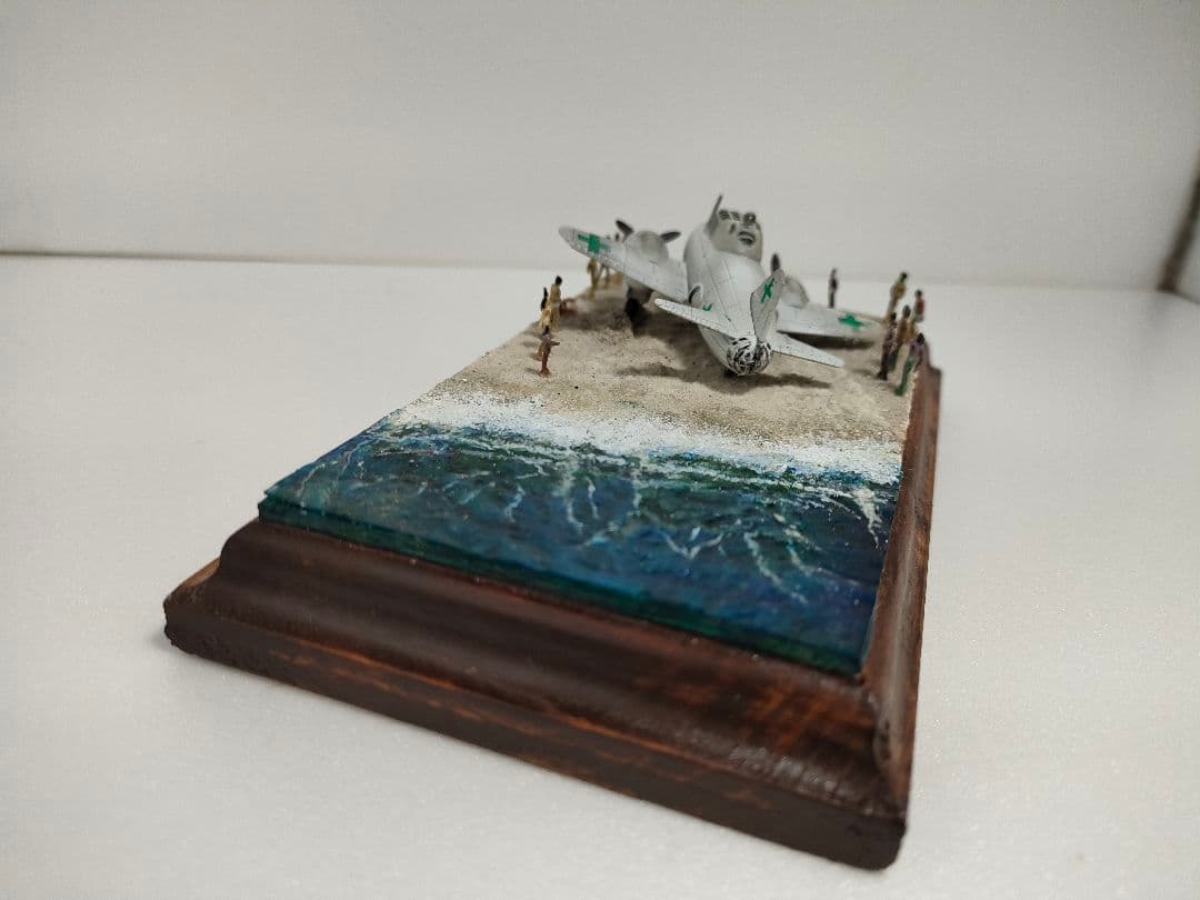一式陸上攻撃機　緑十字機　ジオラマ