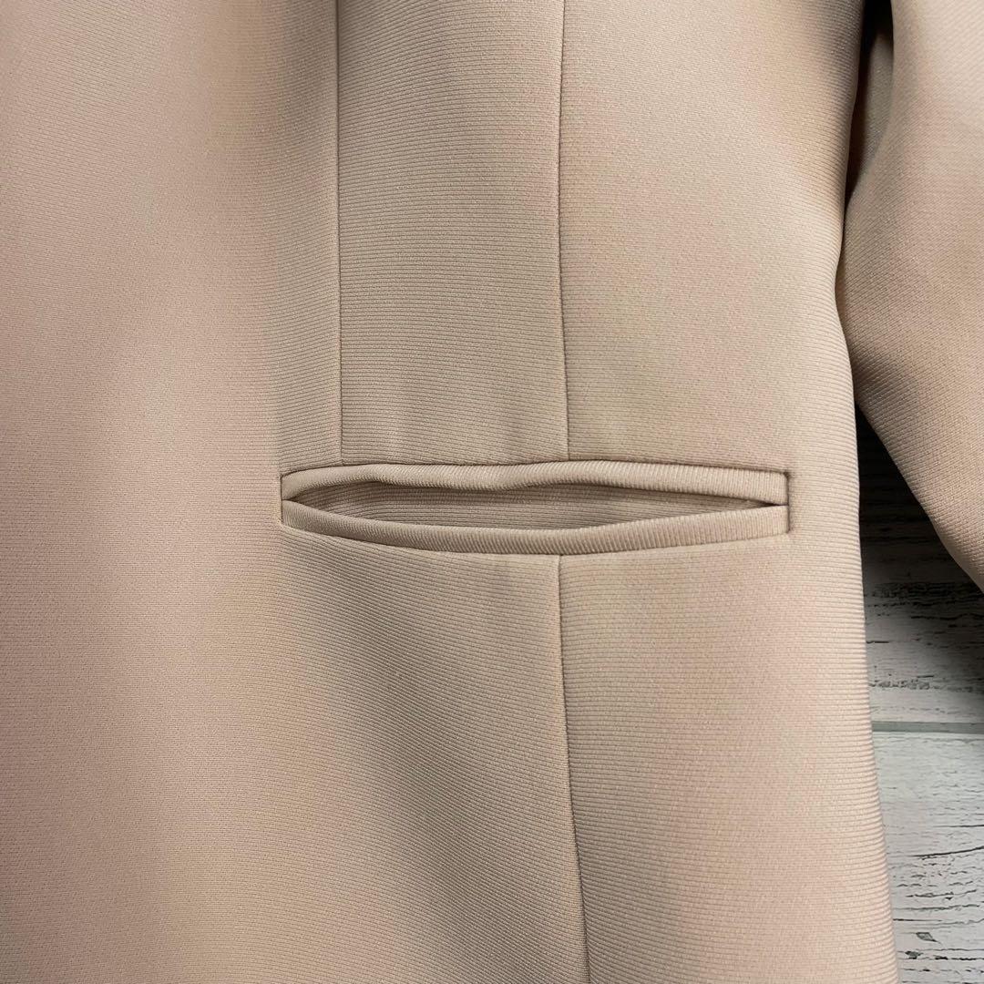 ☆大きいサイズ・13号☆ニューヨーカー　シングルテーラードジャケット　ベージュ