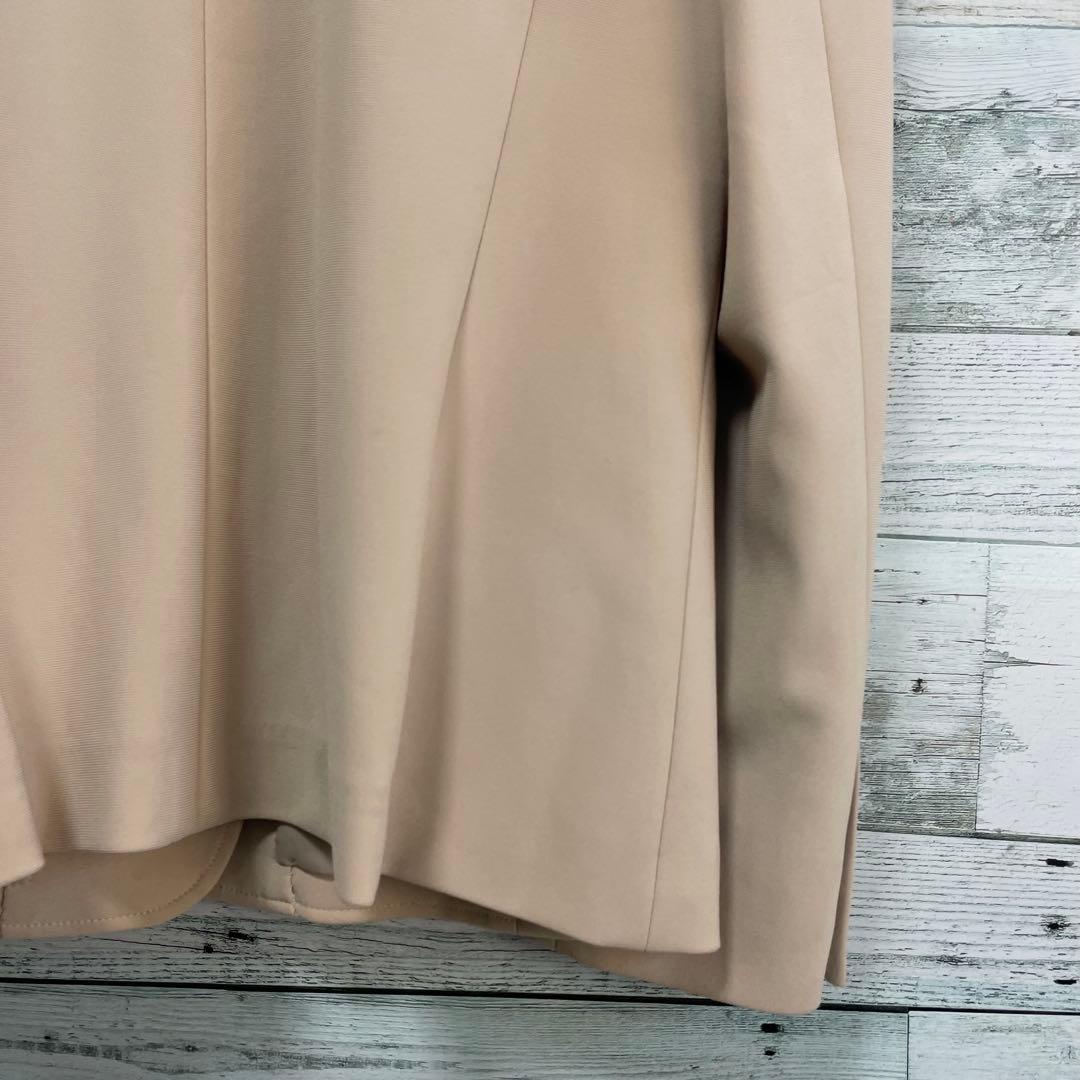 ☆大きいサイズ・13号☆ニューヨーカー　シングルテーラードジャケット　ベージュ