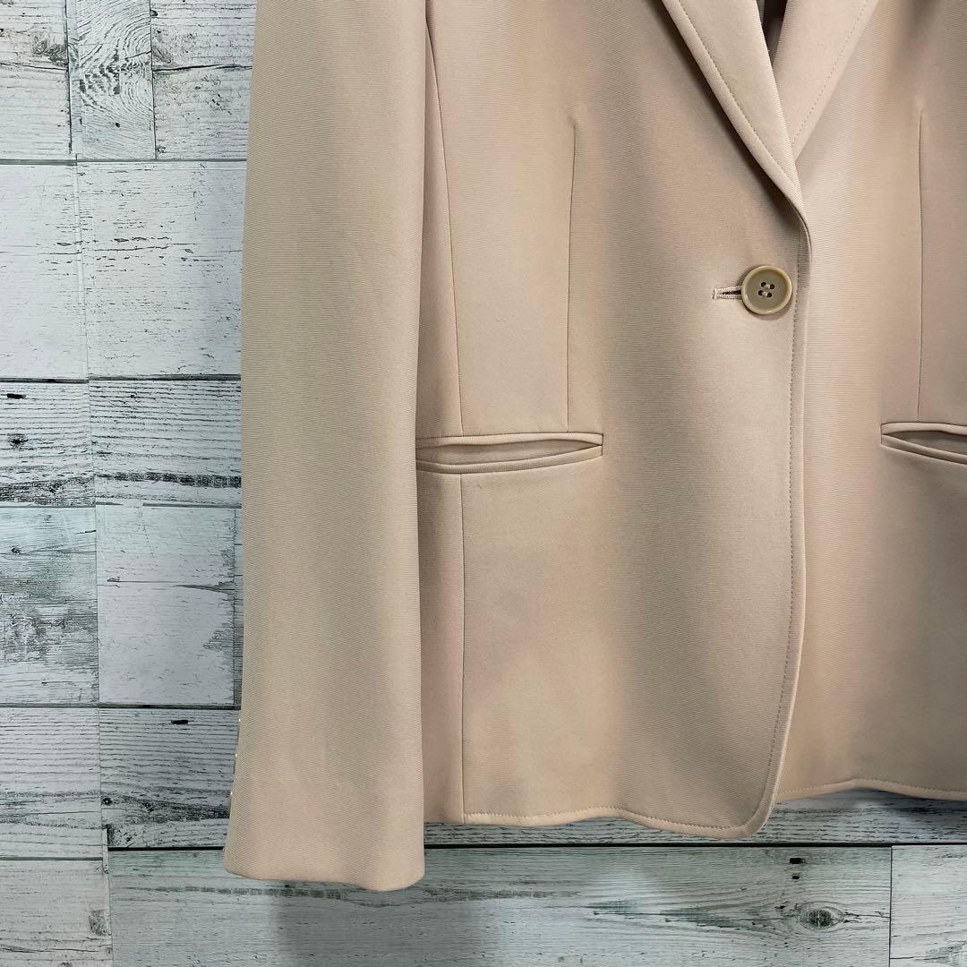 ☆大きいサイズ・13号☆ニューヨーカー　シングルテーラードジャケット　ベージュ