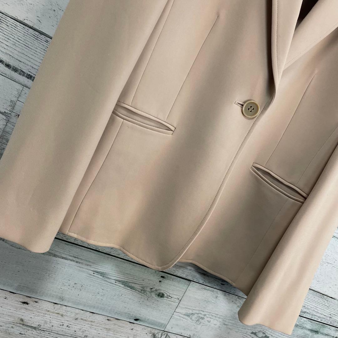 ☆大きいサイズ・13号☆ニューヨーカー　シングルテーラードジャケット　ベージュ