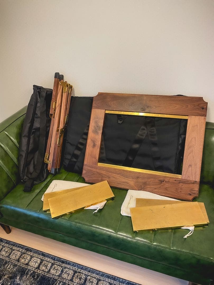 NORAsフレーム　真鍮パネル4枚　CORDURAケース付き