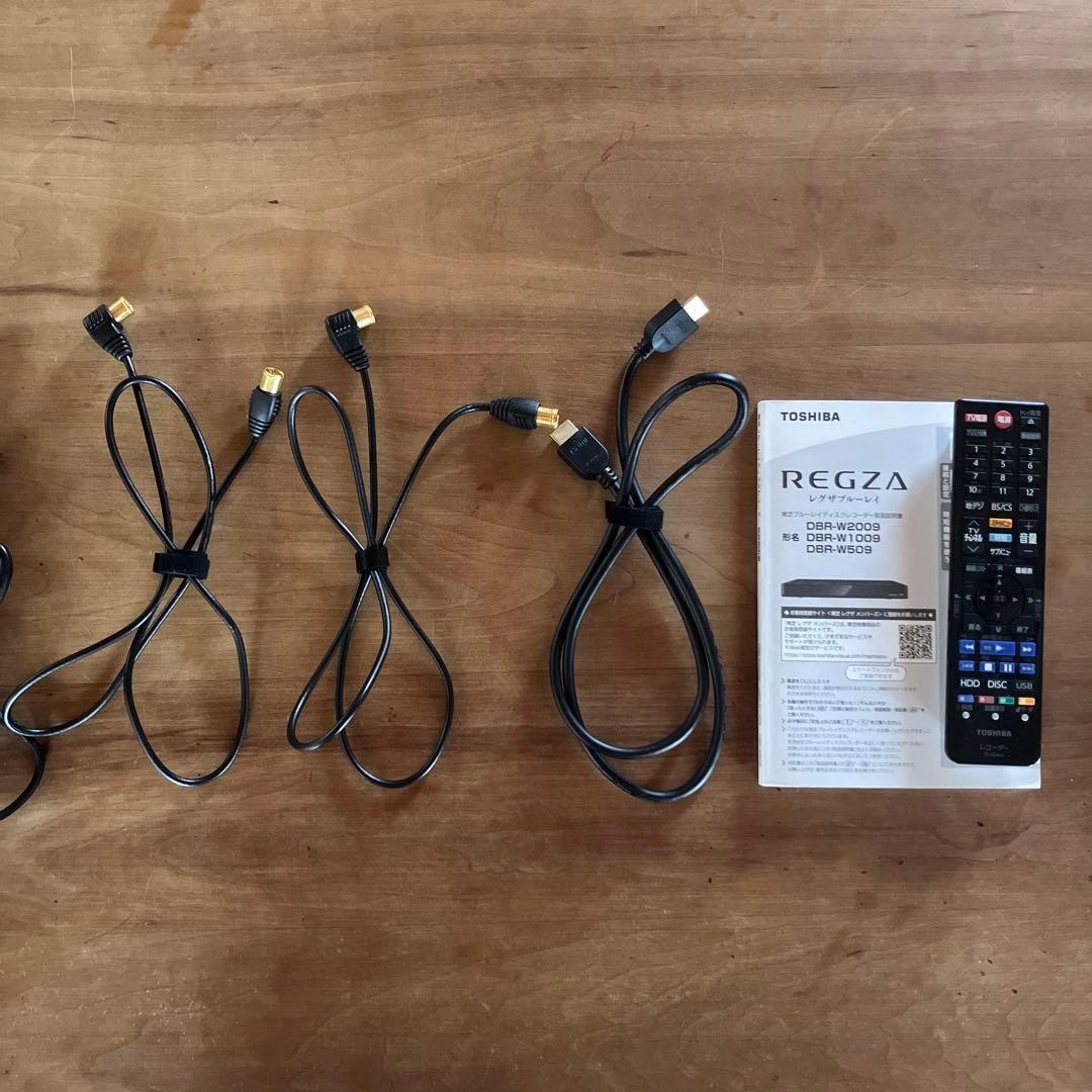 TOSHIBA 東芝 HDD 500GB BDレコーダー DBR-W509