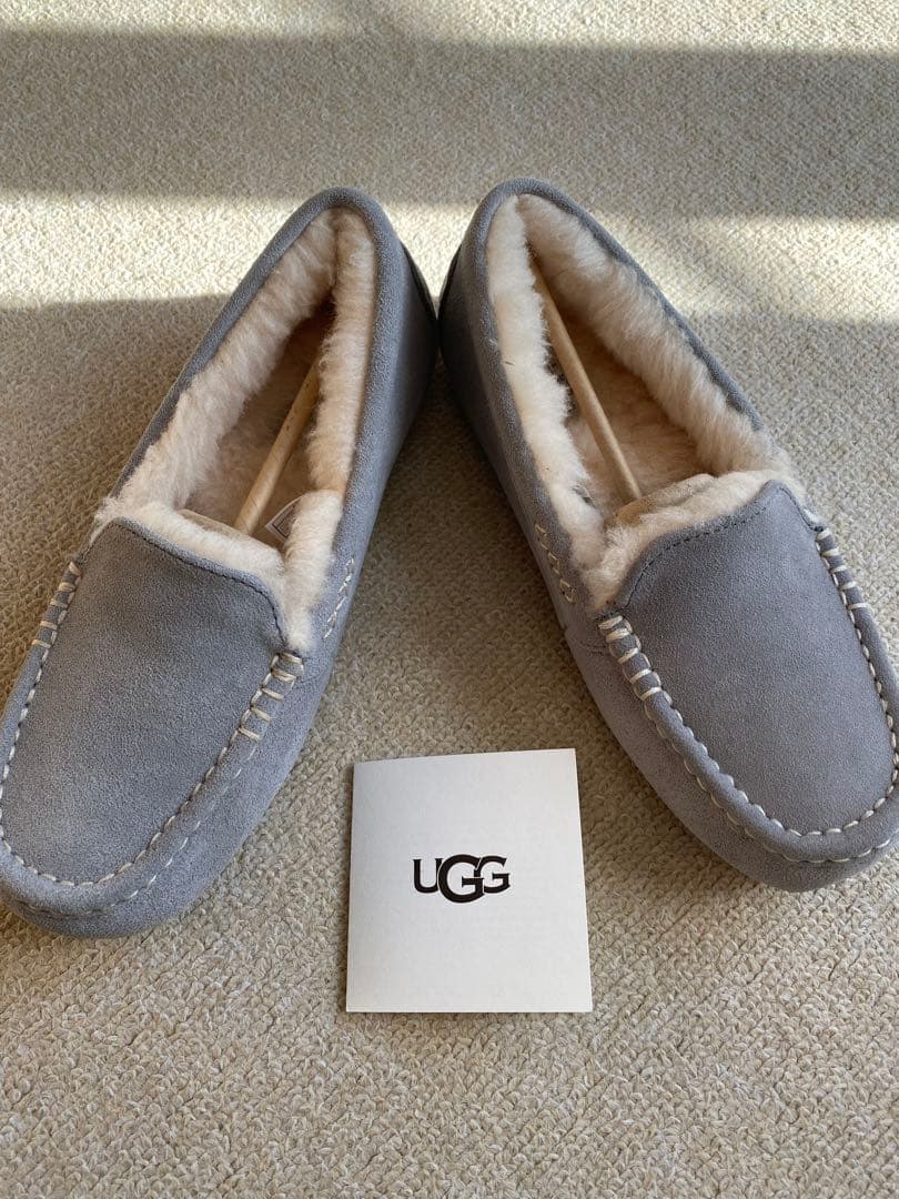 UGG ANSLEY モカシン グレー 25cm