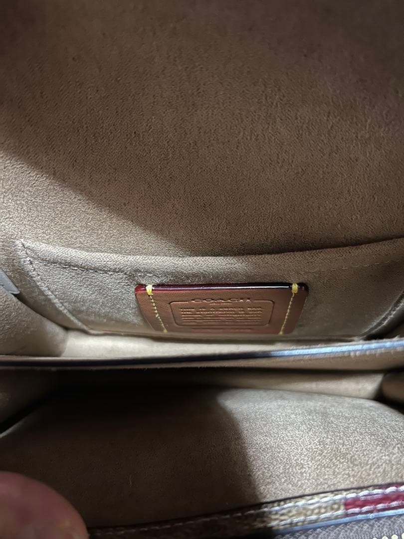 COACH チェリー柄 ショルダーバッグ