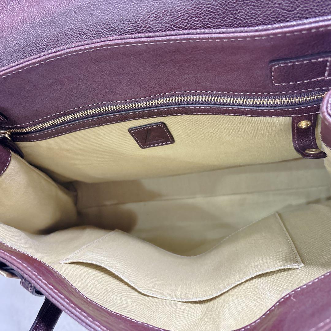 【美品】土屋鞄 ツチヤカバン　アジールトートバッグ　オールレザー ブラウン