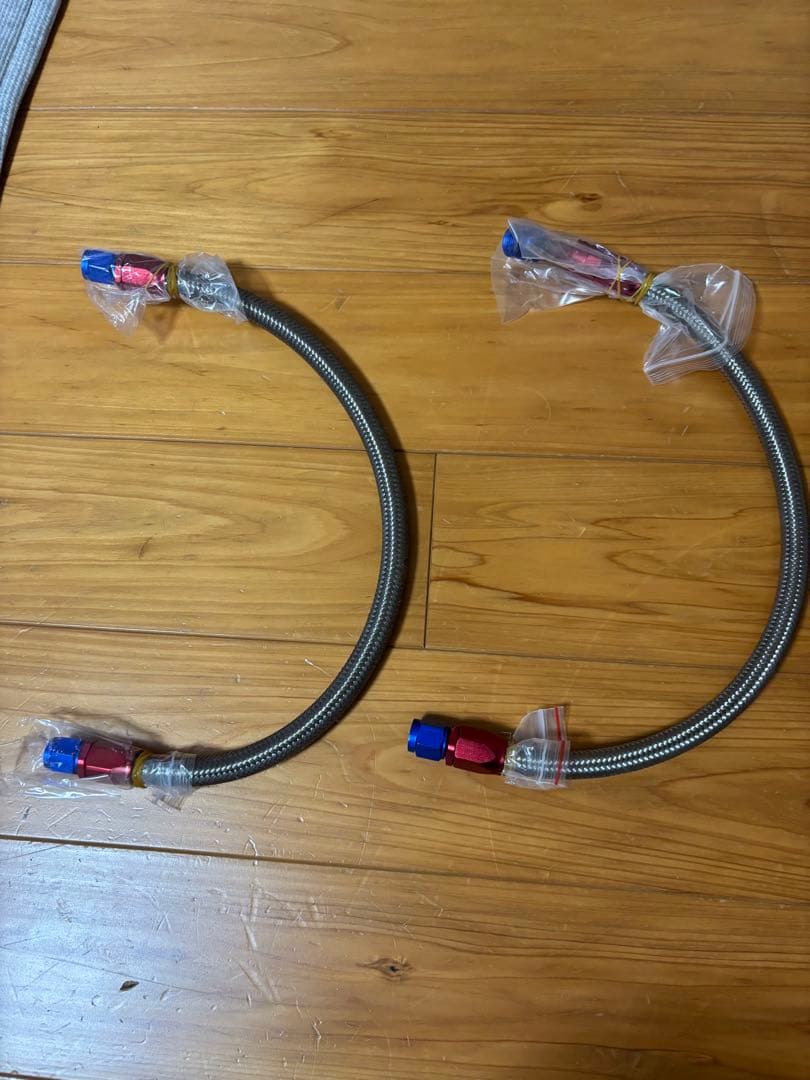 ゼファー400 オイルクーラーメッシュホース