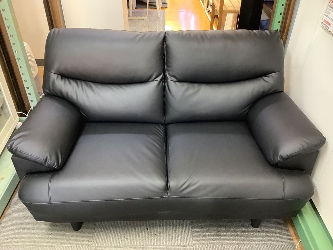 ニトリ 2人掛けソファー｜Nシールド キャッツ3 BK