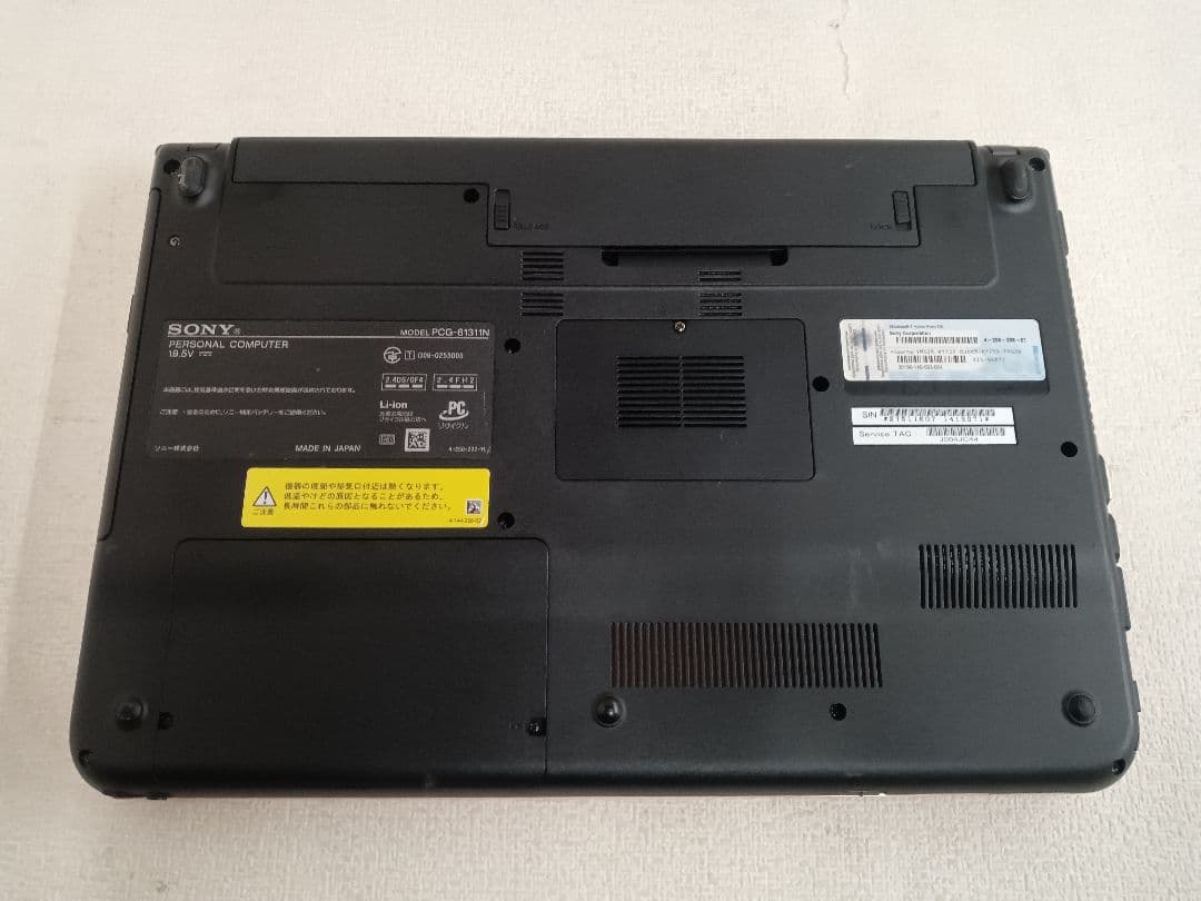 † SONY VAIO PCG-61311N 8GB ストレージ無