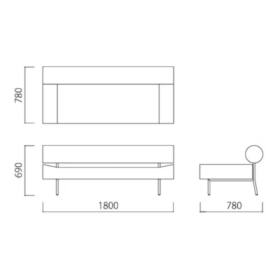 美品 送料込み ＩＤＥＥ　ＤＩＶＡＮＣＯ　ＳＯＦＡＲ　3人掛け ソファ 無印良品