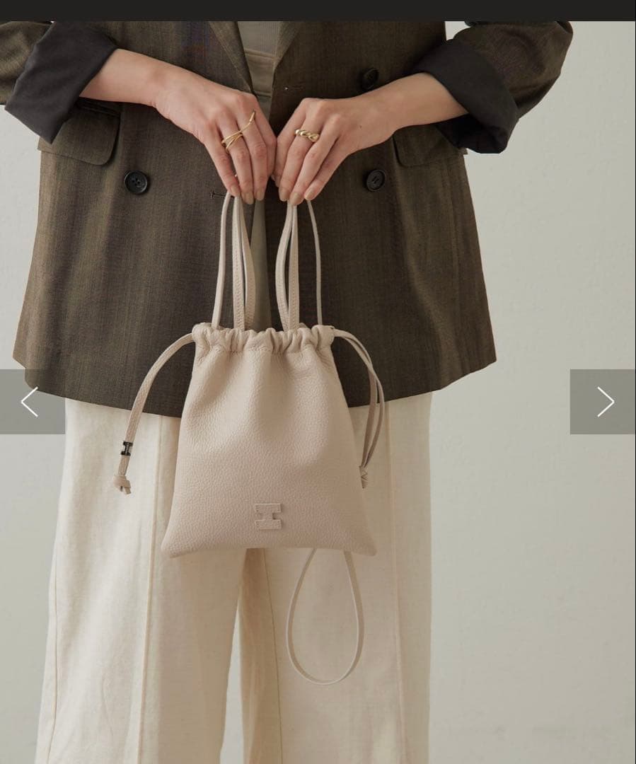 イアクッチ　グラネッロ 2WAYTOTE CERVO 美品