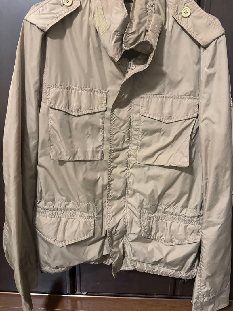 ASPESI アスペジ ナイロンジャケット ベージュ S ミリタリー風 軽量