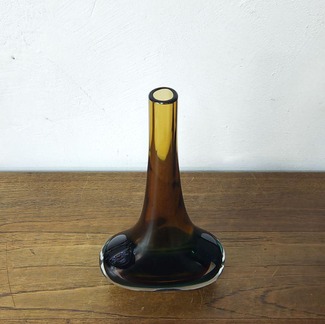 Italy【Murano Glass】ムラーノ 花瓶 フラワーベース