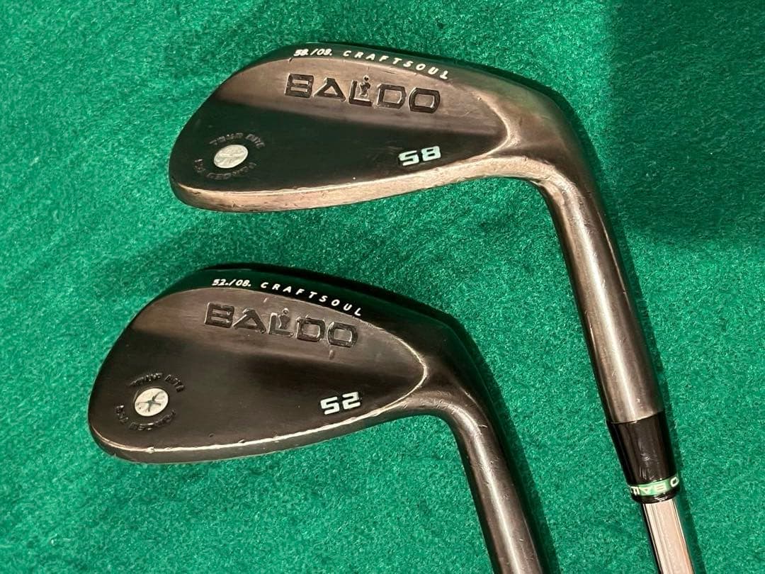 BALDO バルド　ウェッジ 2本セット　52° 57° ダイナミックゴールド