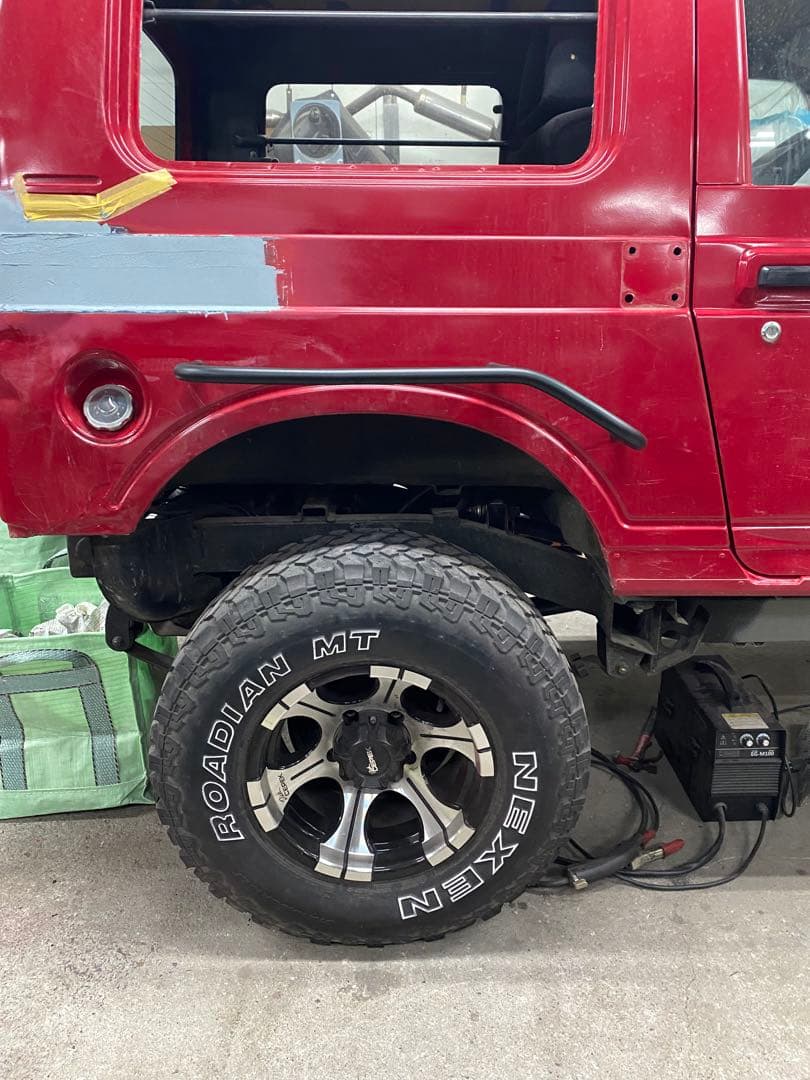 在庫処分‼️ジムニー　マグネットパイプフェンダー　出幅100ミリ