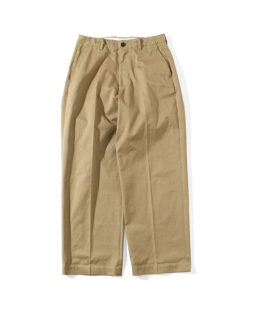 2 ユニバーサルプロダクツ NO TUCK CHINO TROUSERS
