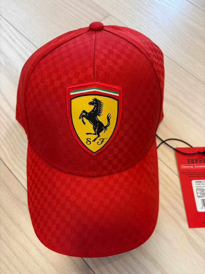 【新品未使用】フェラーリ F1 キャップ 2016年メキシコグランプリ（赤）