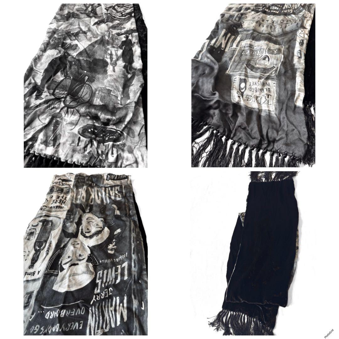 PORTER CLASSIC シルクストール マフラー スカーフ ジャケット