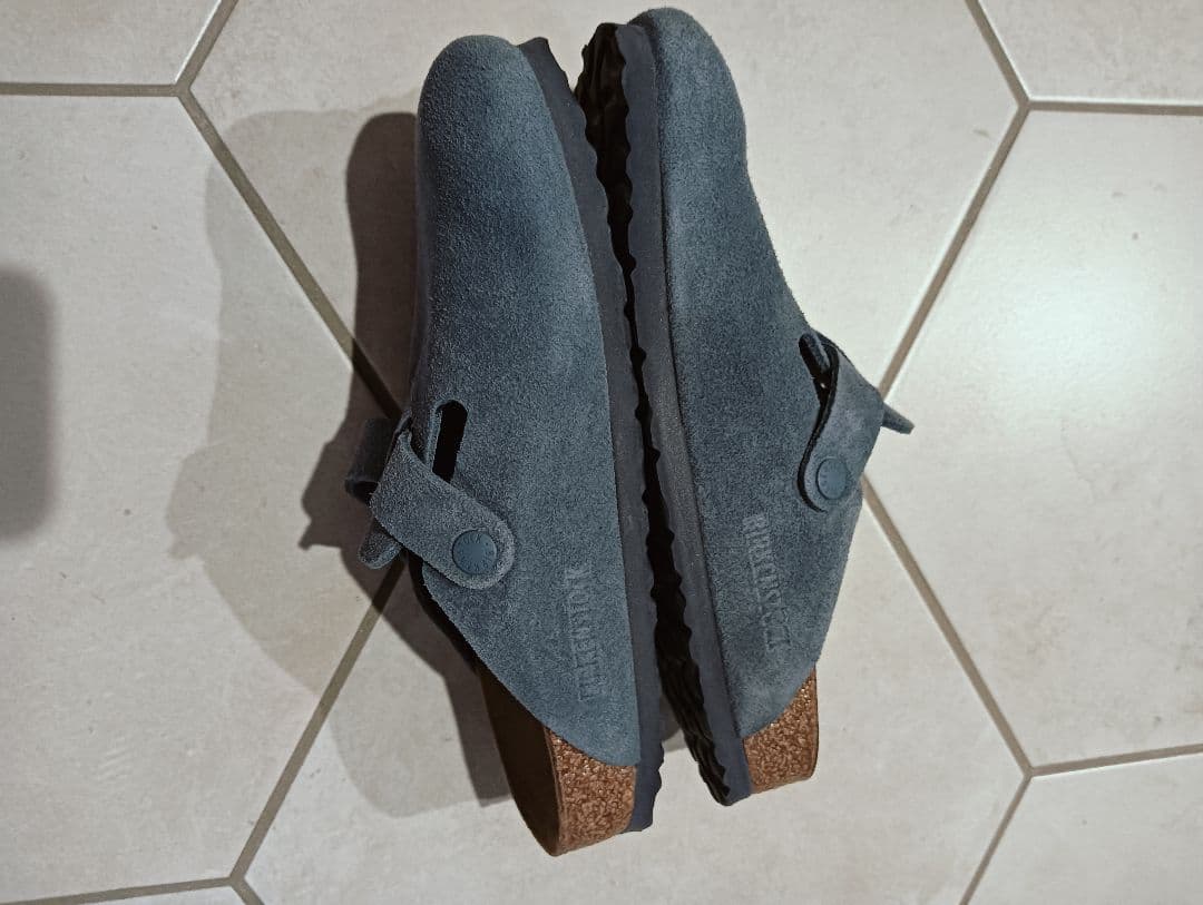 ビルケンシュトックボストン　38ナロー（エレメンタルブルー）