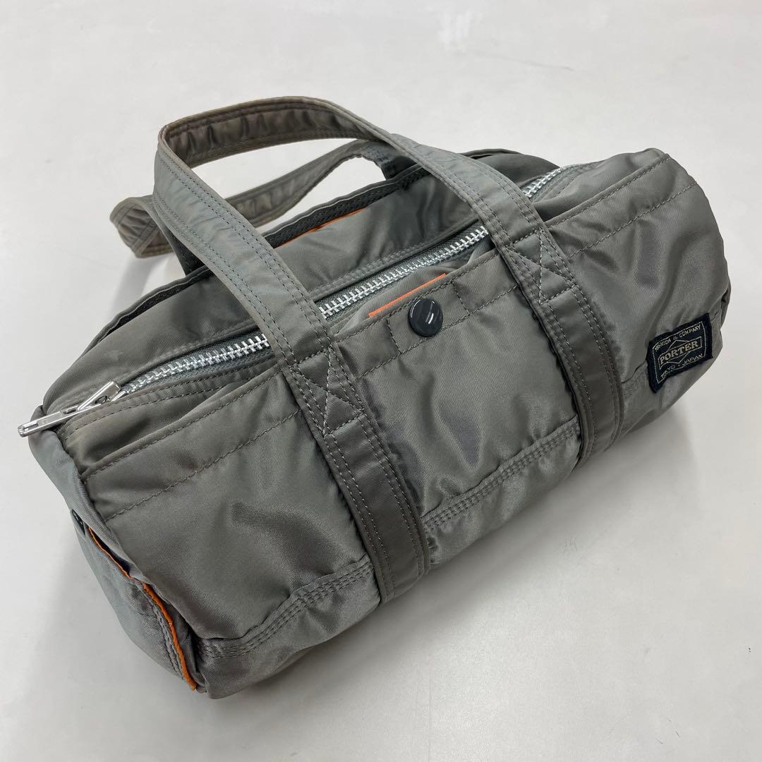 吉田カバン ポーター タンカー ロールボストンS シルバーグレー ナイロンバッグ