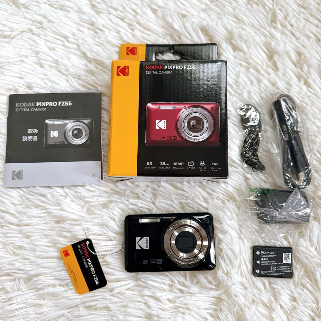 【動作確認済み】Kodak PIXPRO FZ55 ブラック 黒 付属品完備