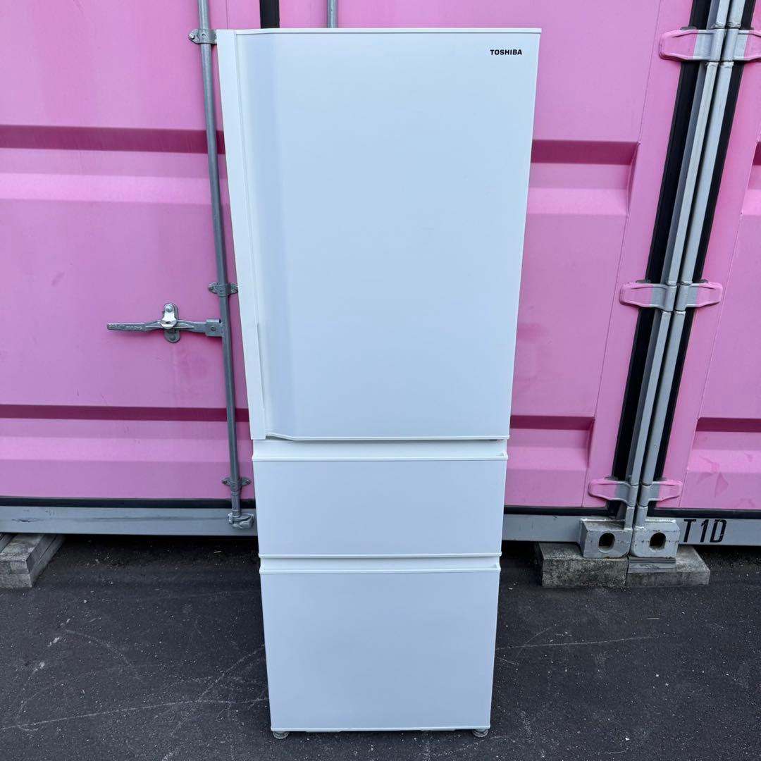 60⭐️2023年製美品★東芝　冷蔵庫　自動製氷　右開き　大型　3ドア　356L