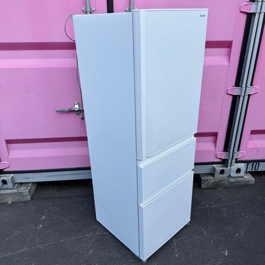 60⭐️2023年製美品★東芝　冷蔵庫　自動製氷　右開き　大型　3ドア　356L