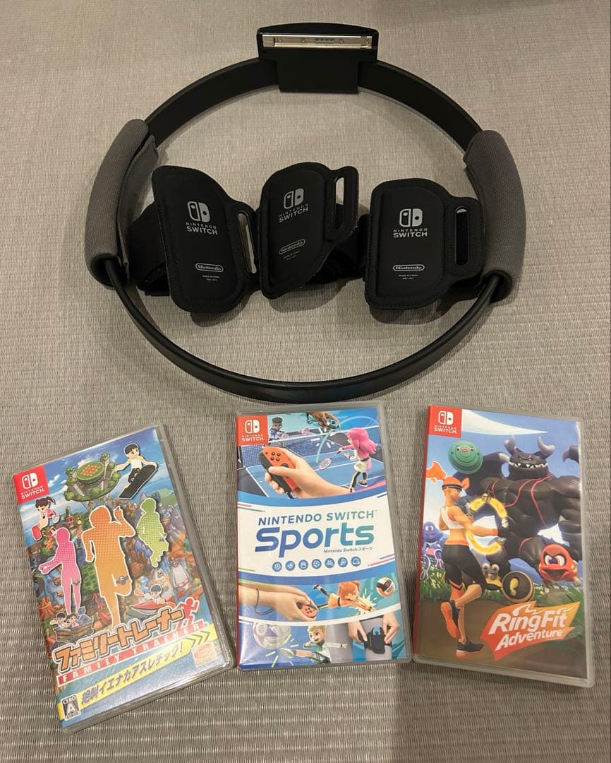 Nintendo Switch スポーツ系ソフトセット リングコン レッグバンド