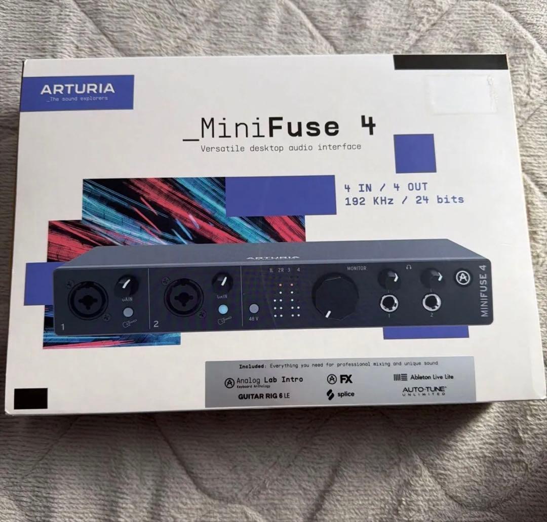 ARTURIA MiniFuse 4 オーディオインターフェイス