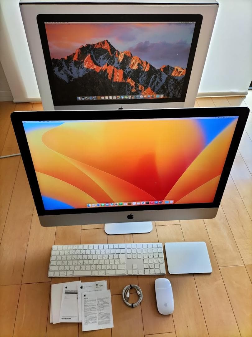 Apple iMac 27インチ macOS Ventura