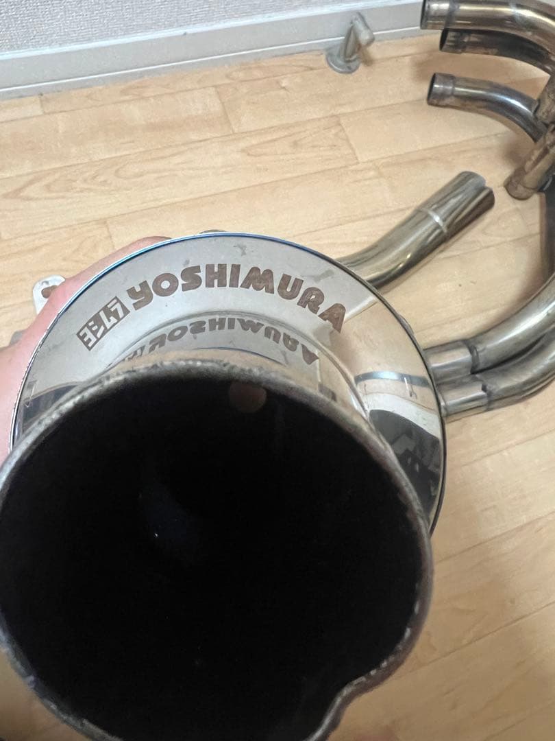 ゼファー400/χ ヨシムラ サイクロン デュープレックス フルエキ　マフラー