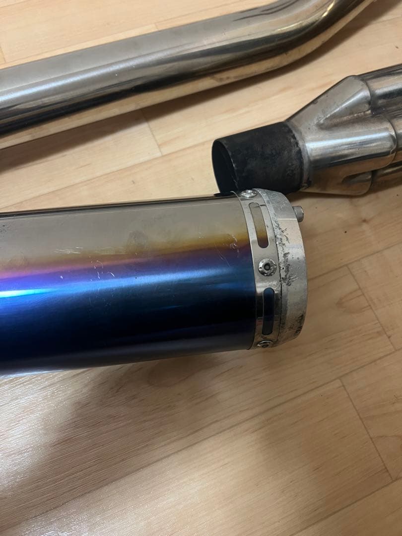 ゼファー400/χ ヨシムラ サイクロン デュープレックス フルエキ　マフラー