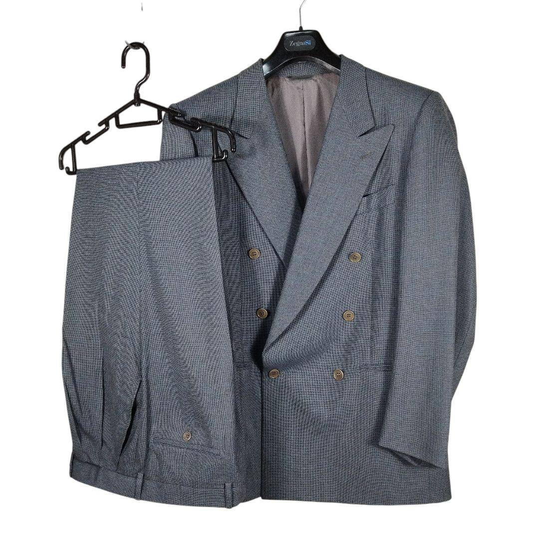 ​美品 チェルッティ 1881 ダブル セットアップ スーツ LL 希少 グレー