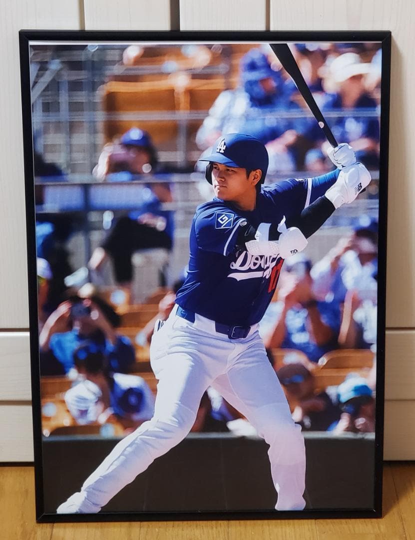 いがらC ドジャース大谷翔平MLB ！A3ポスターフレーム付き&A4セット