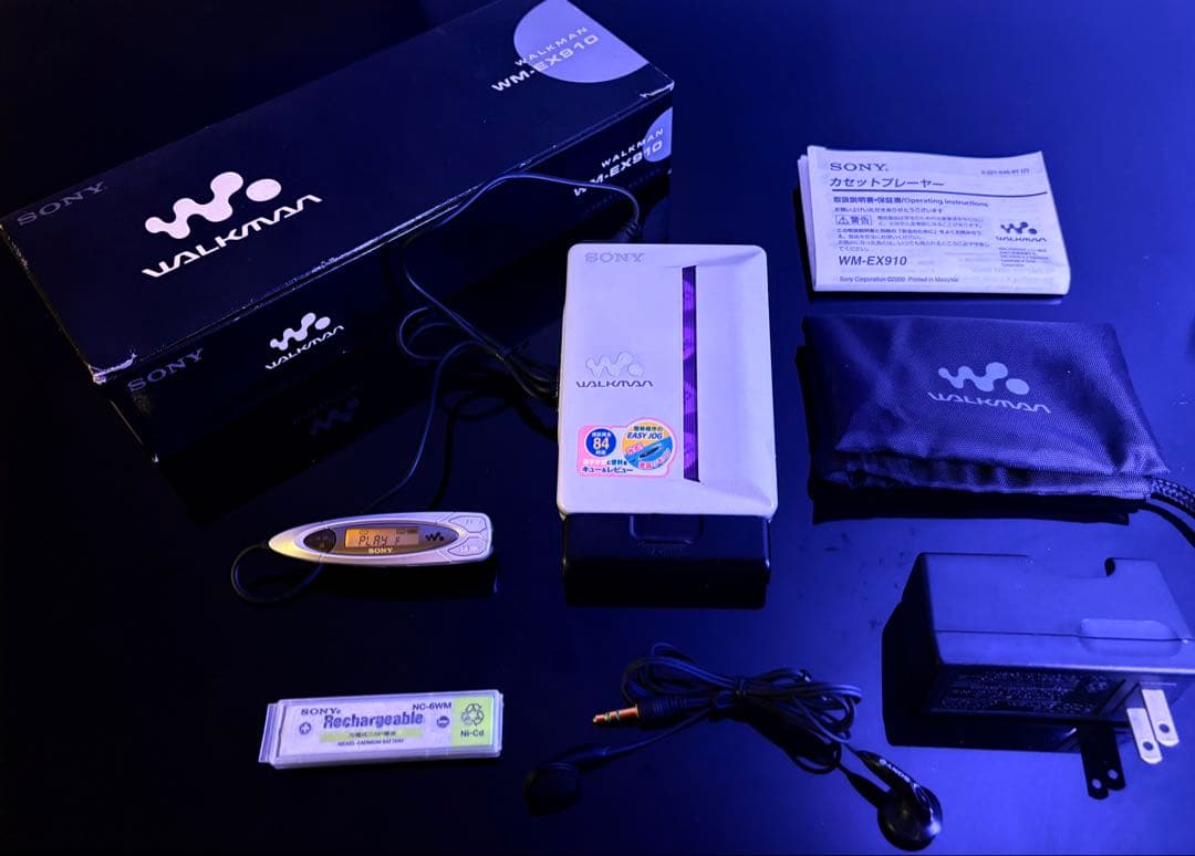 カセットウォークマンSONY WM-EX910元箱付属品「整備済み、完動超美品」