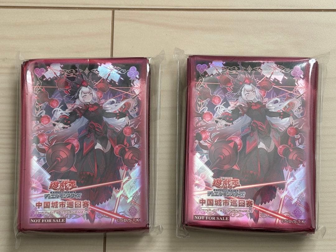 遊戯王　中国限定　M∀LICE＜Q＞RED RANSOM スリーブ　2セット