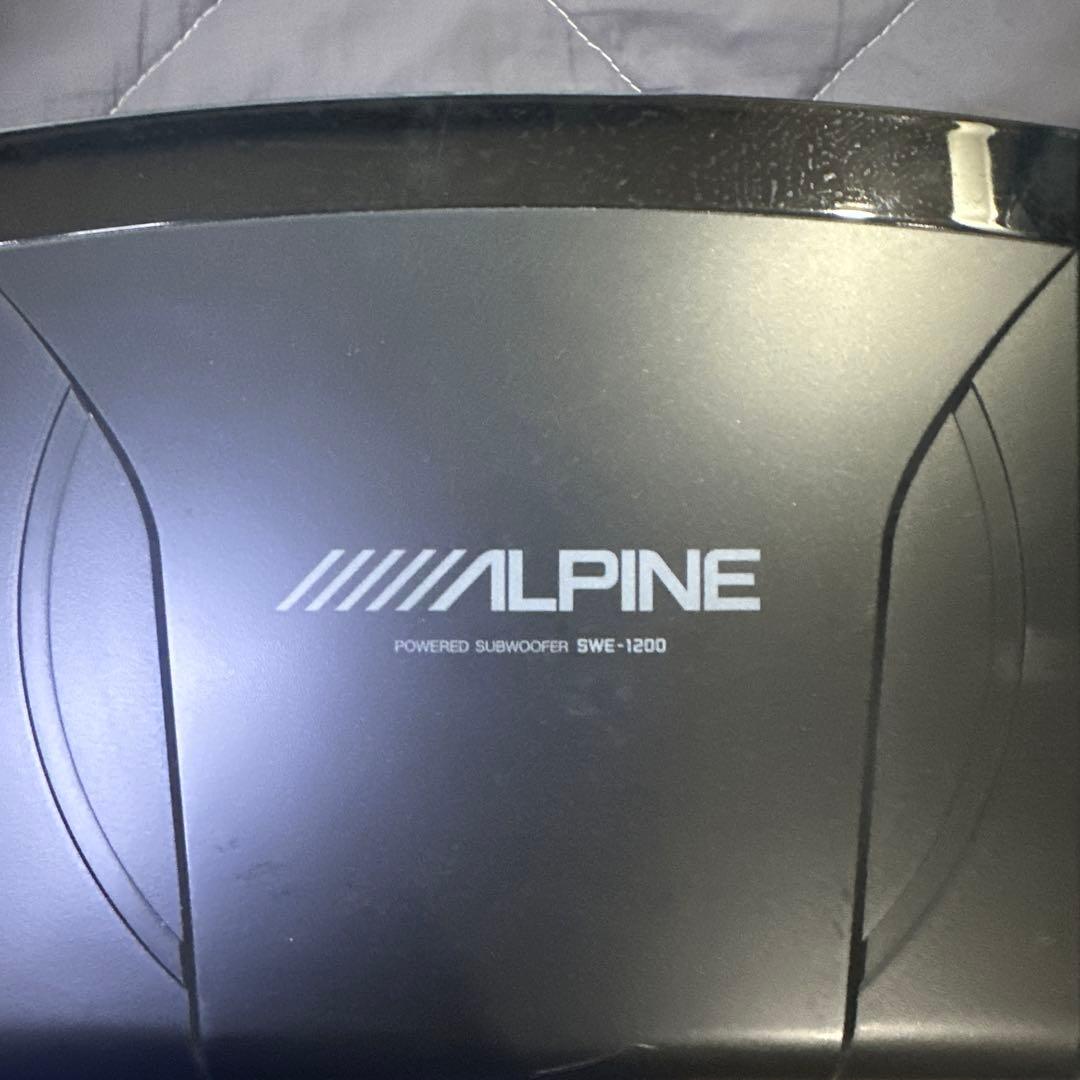 おとくん　専用　 ALPINE SWE-1200 パワードサブウーファー