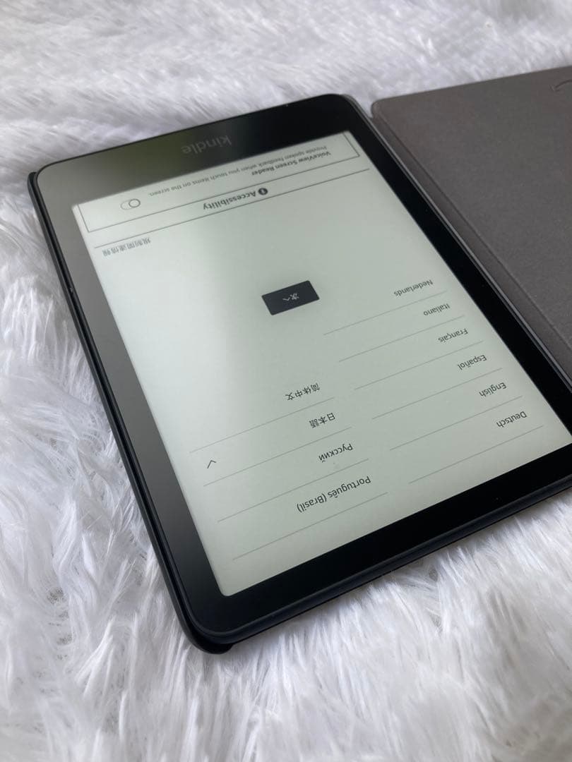 未使用級 Kindle Paperwhite 12世代 16GB 純正カバー付き