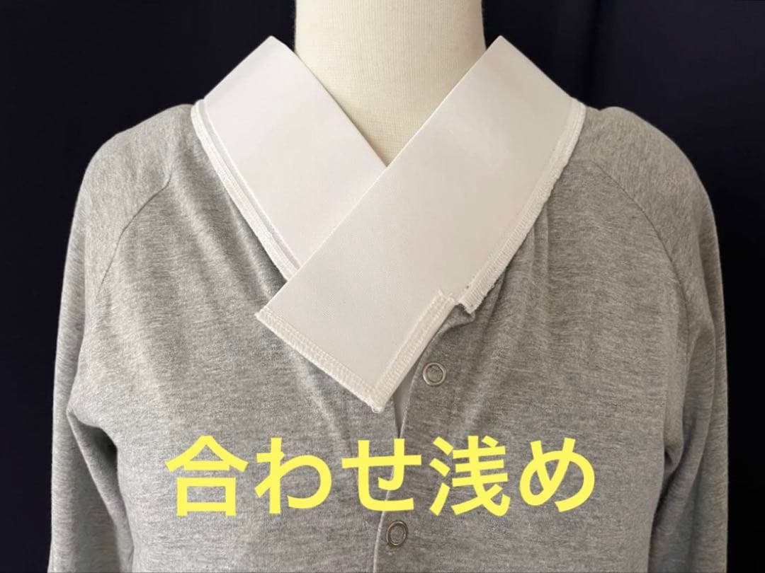 【くるり】前開きTシャツ襦袢ルグラン　ワンピースタイプ　グレー　お値下げ