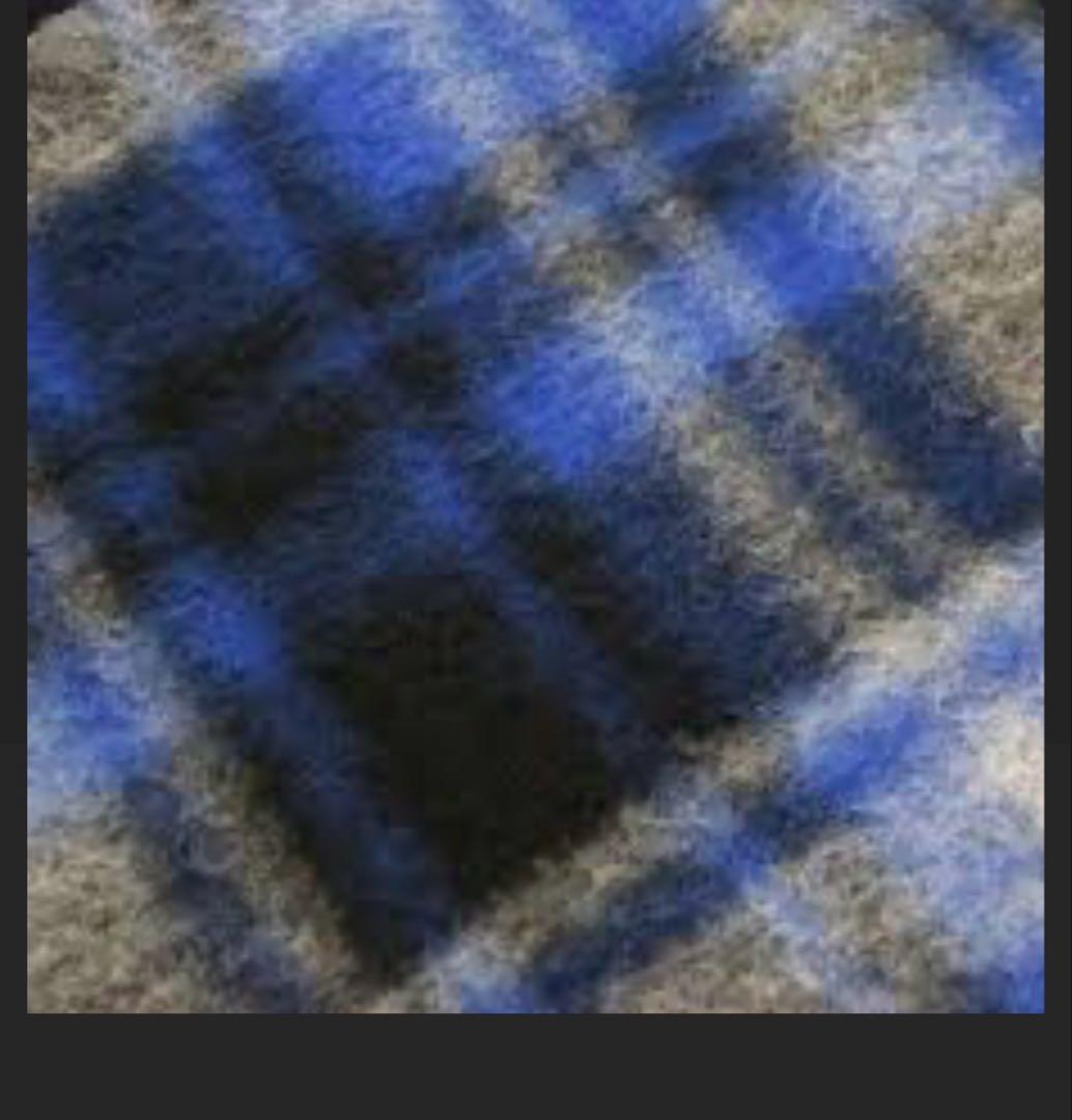 BEAMS BOY スライバー タータンチェック ノーカラー コート